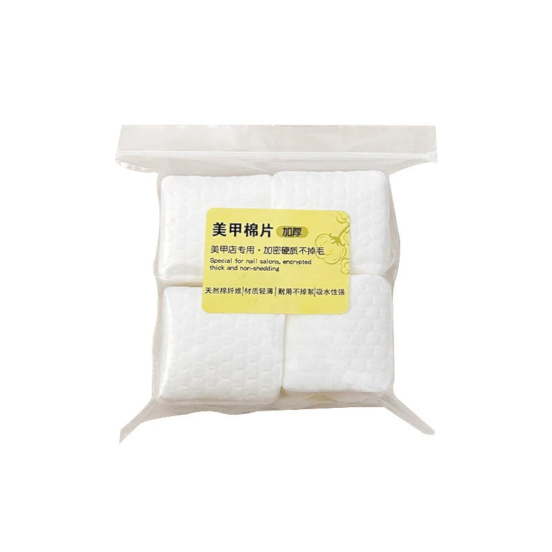 200/500Pcs Thickening Profession Cotton Pads For Nail Wipes Lint-Free Nail CottonGel Polish Remover Nail Art Cleaning Tools