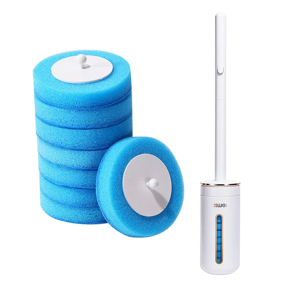 Disposable Aromatherapy Toilet Cleaner Wall-mounted Toilet Bowl Cleaner Brush Long Handle Ergonomics Bathroom Cleaning Tools