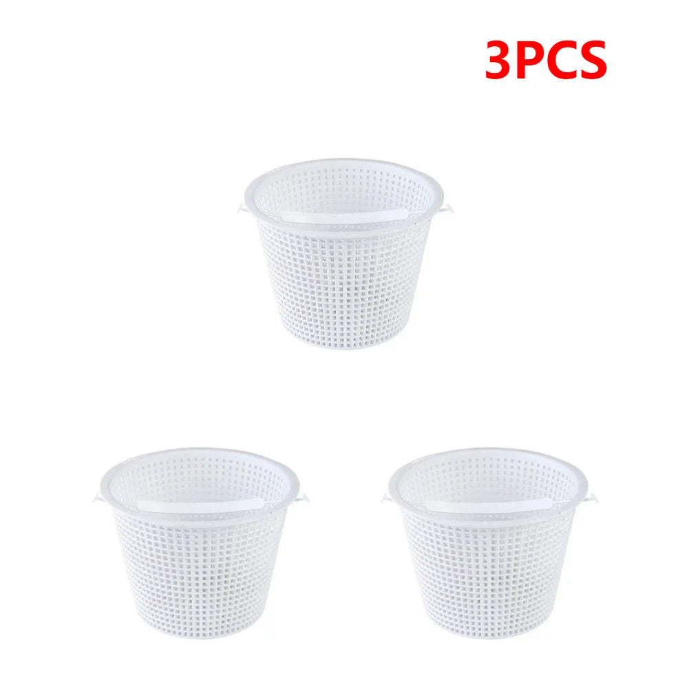 Skimmer Replacement Basket Remove Leaves Debris 8Inch Top 5.5Inch Bottom 5Inch Deep for Swimming Pool Cleaning Tools Accessories