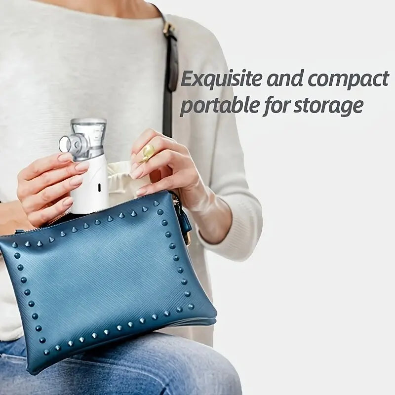 NES USB Charging Portable Handheld Humidifier - Ultra-silent Air Moisturizer With Fog Output For Home, Office And Travel
