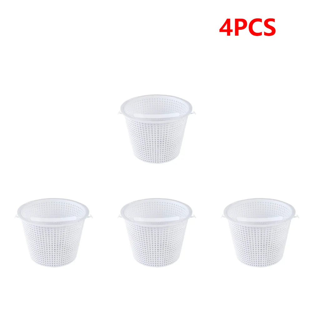 Skimmer Replacement Basket Remove Leaves Debris 8Inch Top 5.5Inch Bottom 5Inch Deep for Swimming Pool Cleaning Tools Accessories