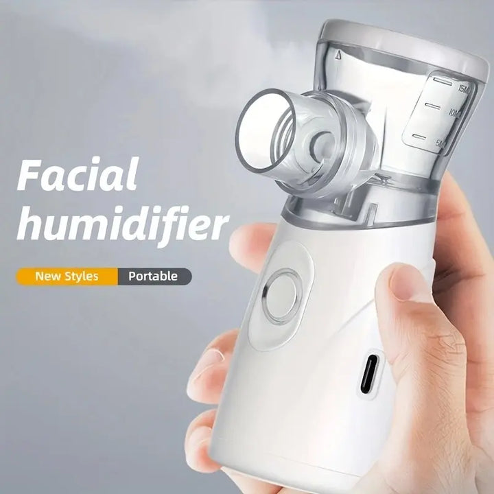 NES USB Charging Portable Handheld Humidifier - Ultra-silent Air Moisturizer With Fog Output For Home, Office And Travel
