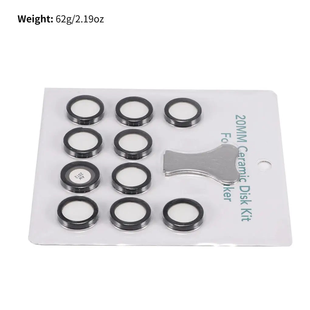 10pcs Fogger Replacement Discs Corrosion-Resistant Sheets Ultrasonic Disc Fogger Replacement Disk Humidifier Accessories