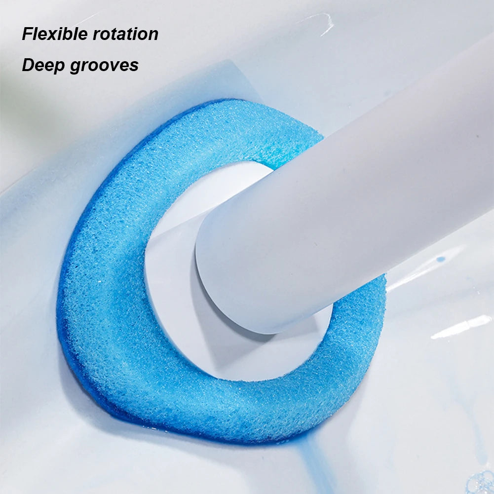 Disposable Aromatherapy Toilet Cleaner Wall-mounted Toilet Bowl Cleaner Brush Long Handle Ergonomics Bathroom Cleaning Tools