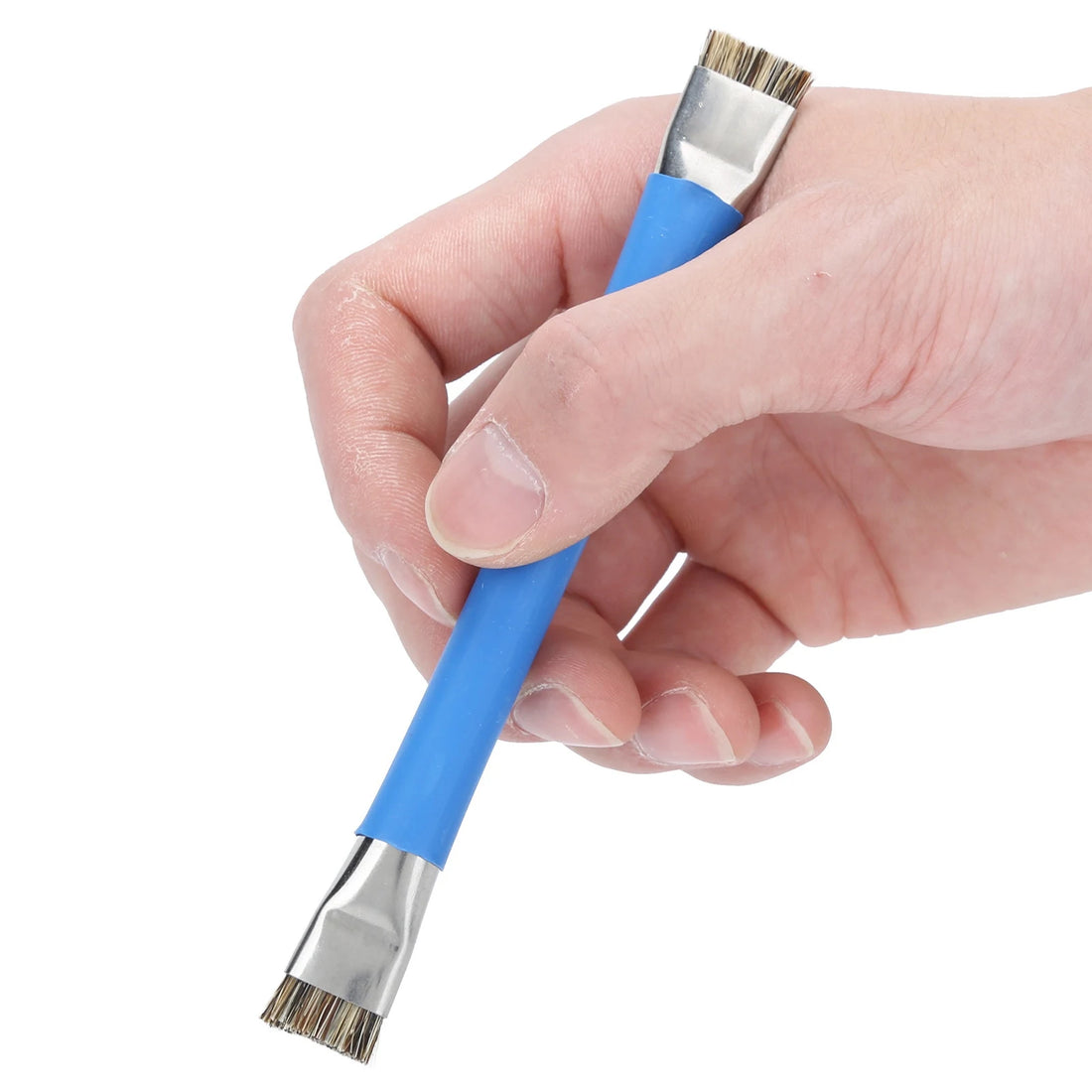 2Pcs ESD Safe Double Head Anti-Static Brush Safe Hard Cleaning Tools for Phone Motherboard PCB Cleaning Brush