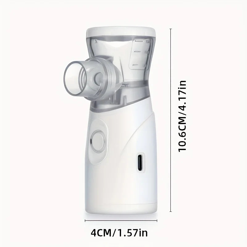 NES USB Charging Portable Handheld Humidifier - Ultra-silent Air Moisturizer With Fog Output For Home, Office And Travel