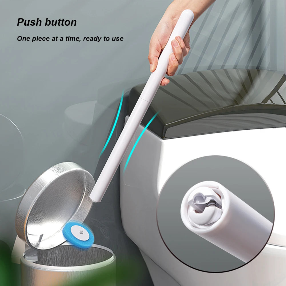 Disposable Aromatherapy Toilet Cleaner Wall-mounted Toilet Bowl Cleaner Brush Long Handle Ergonomics Bathroom Cleaning Tools